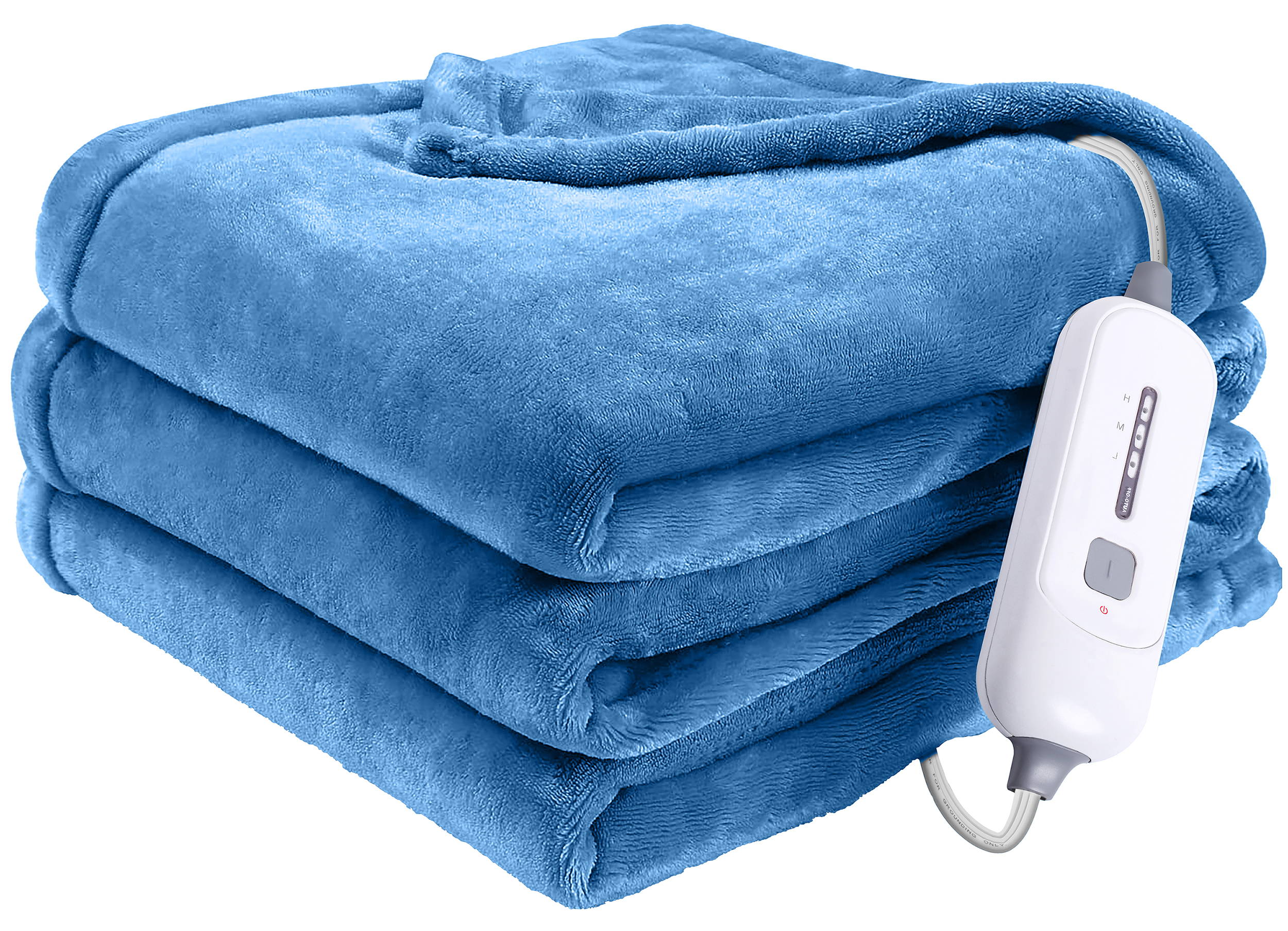 Heated Blanket Blue 72x84 InvoSpa